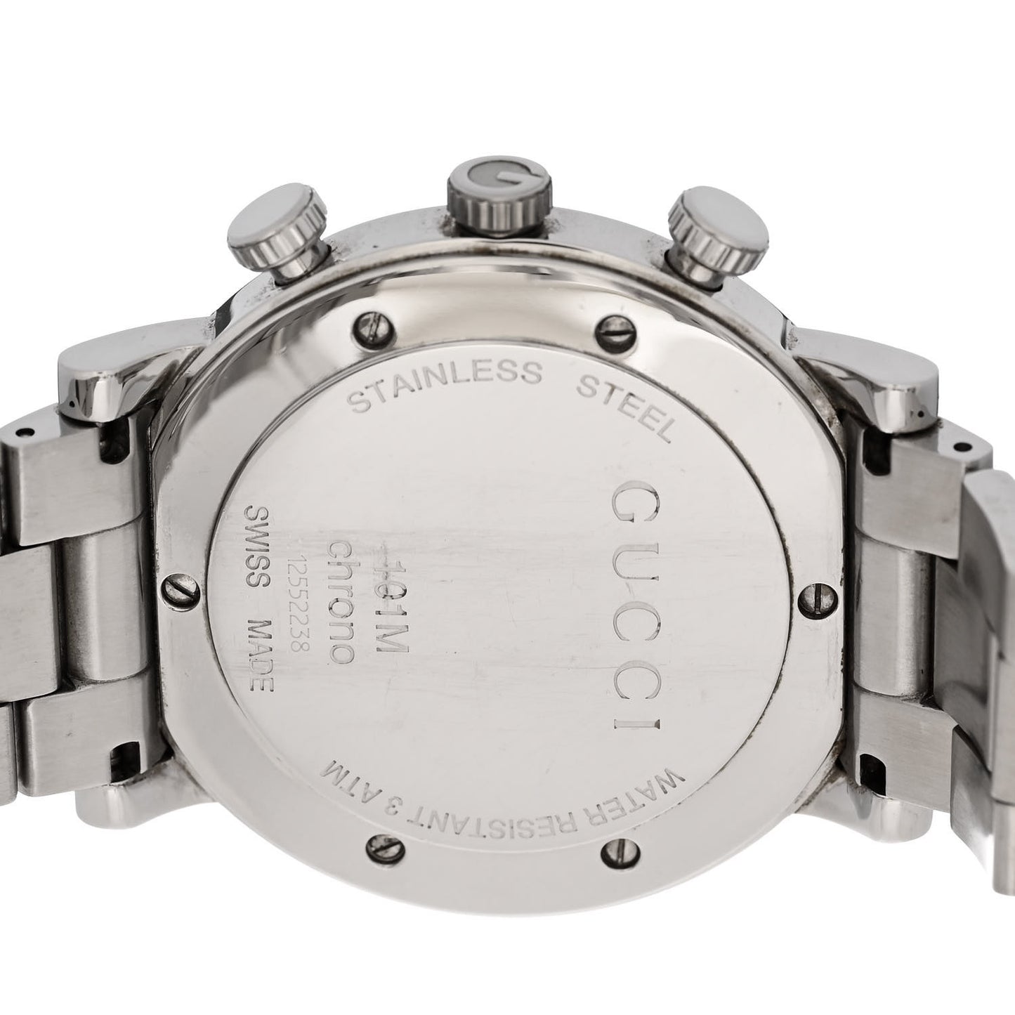 Stainless Steel 44mm 101M G-Chrono Chronoscope Quartz Watch Black