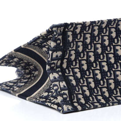 Christian Dior Oblique Medium Book Tote Blue Multicolor 6 of 10