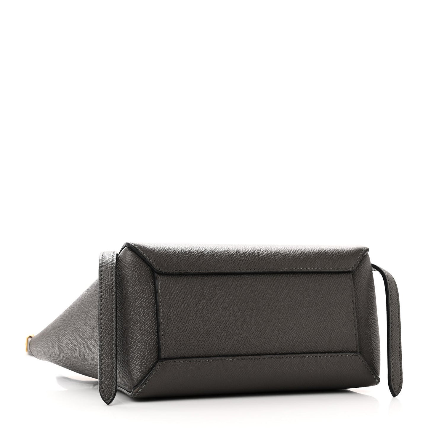 Grained Calfskin Nano Belt Bag Grey