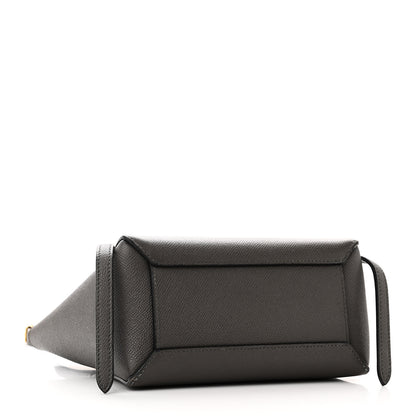 Celine Grained Calfskin Nano Belt Bag Grey 4 of 10