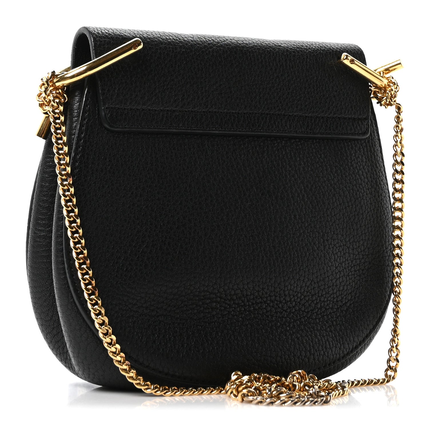 Chloe Grained Lambskin Mini Drew Shoulder Bag Black 3 of 10