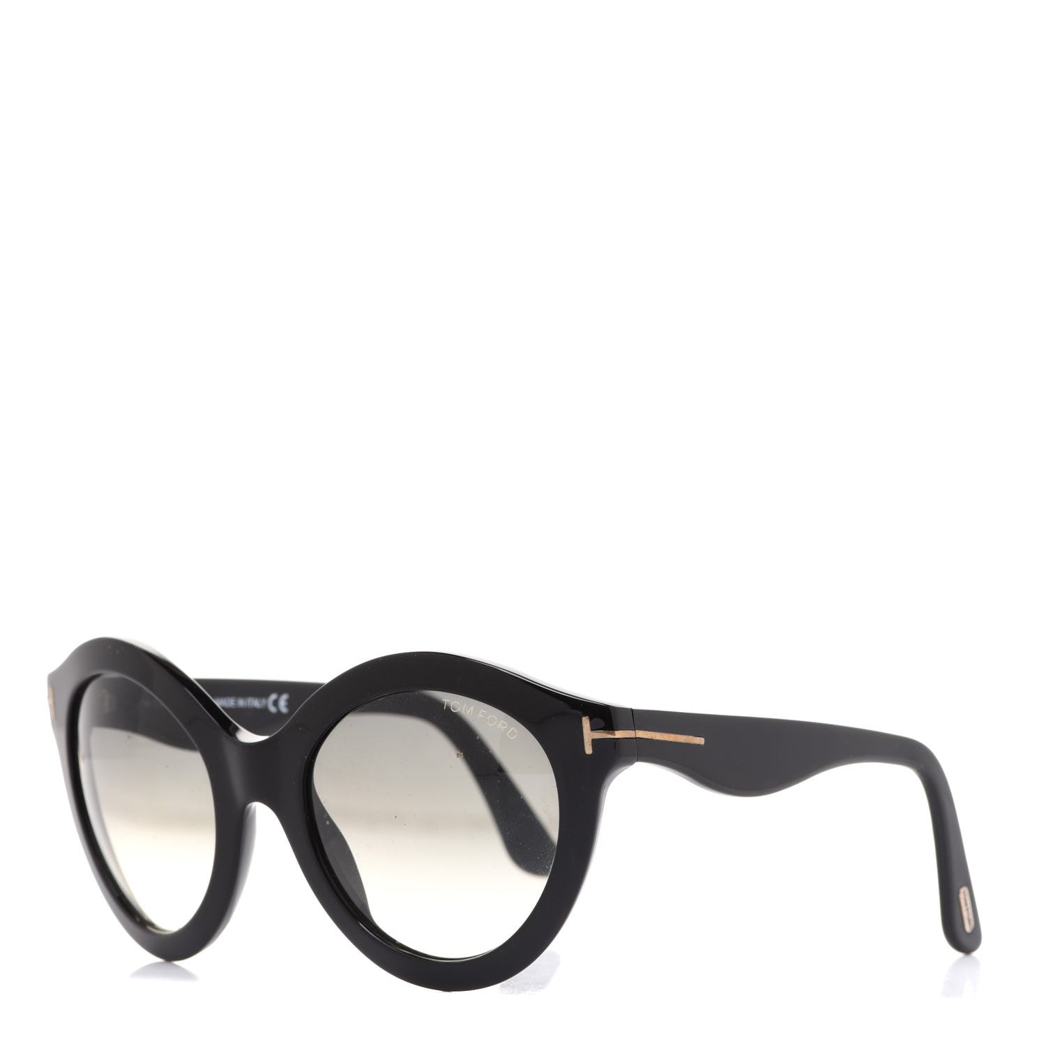 Tom Ford Chiara Round Sunglasses TF359 Black 1 of 7