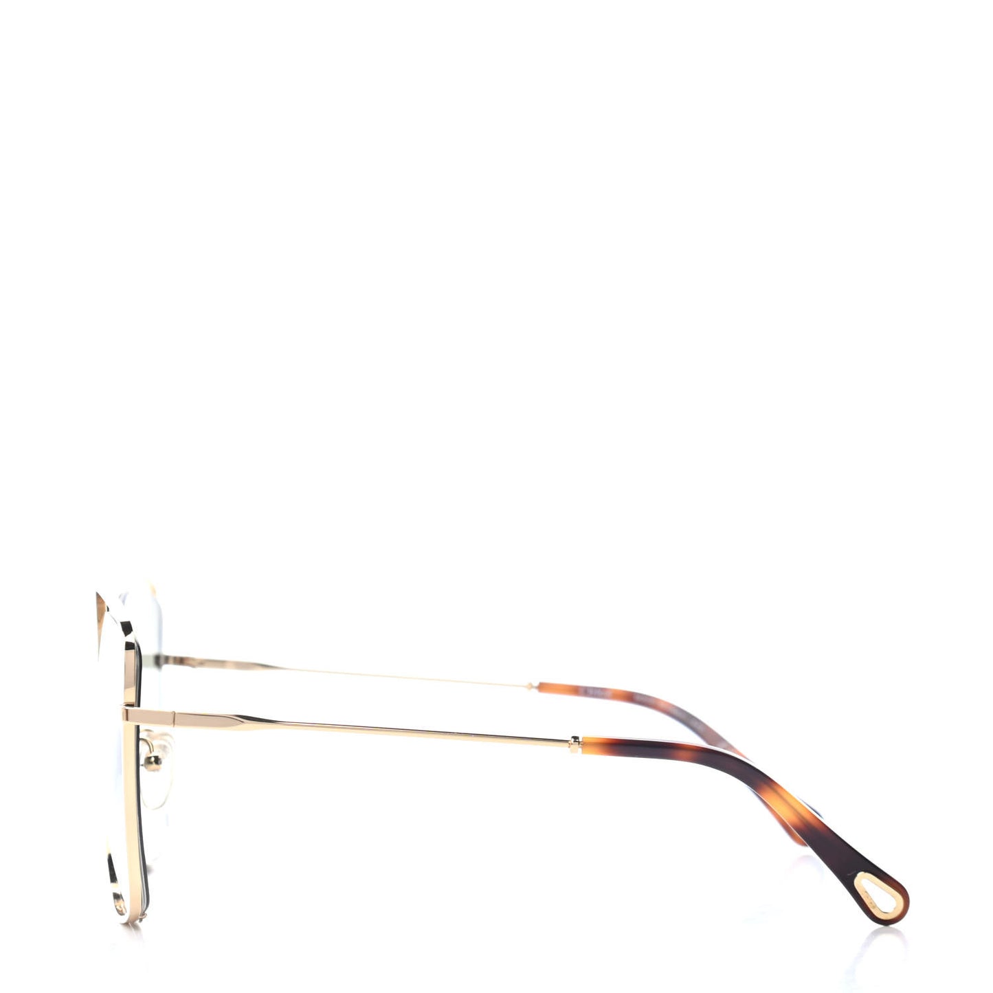 Poppy Cutout Square Sunglasses CE133S Havana Brown
