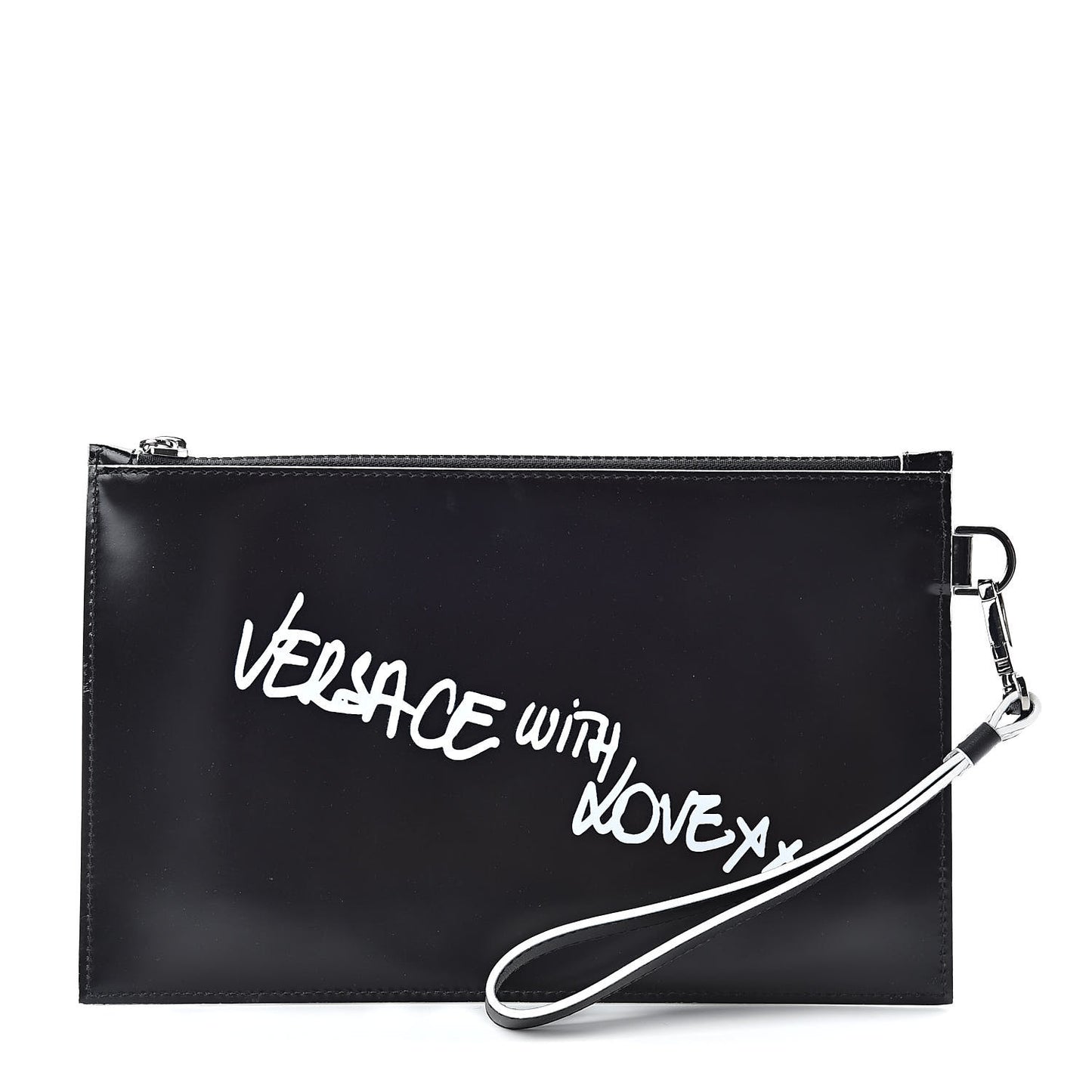 Calfskin With Love Pochette Black