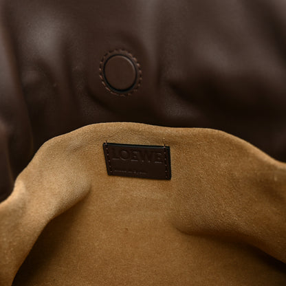 Loewe Calfskin Mini Flamenco Knot Clutch  Chocolate 6 of 9