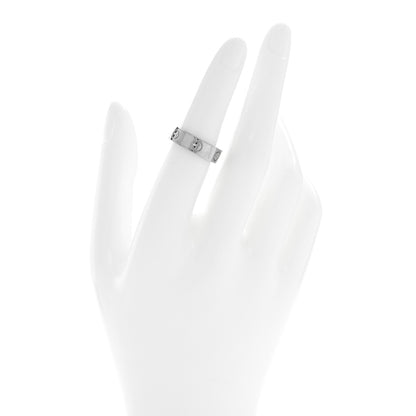 Cartier 18K White Gold 5.5mm LOVE Ring 52 6 2 of 4