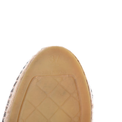 Chanel Striated Suede Espadrilles 37 Dark Grey 9 of 11
