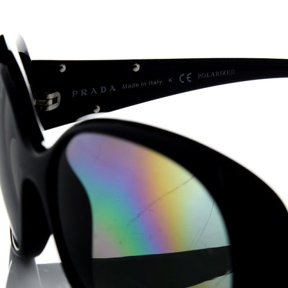 Prada Polarized Sunglasses SPR 27L Black 5 of 8