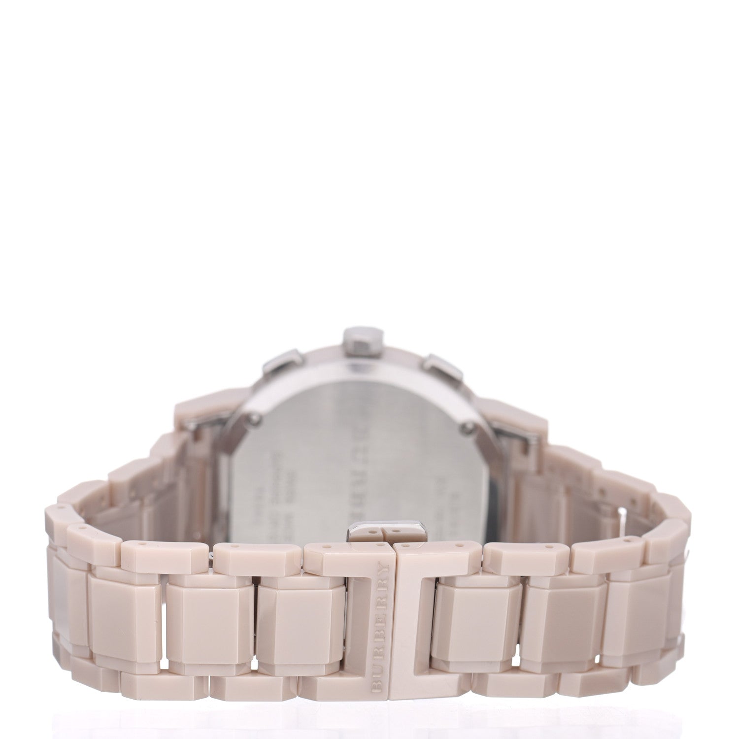 Burberry Ceramic 38mm City Trench Chronograph Quartz Watch Taupe BU9083 3 of 4