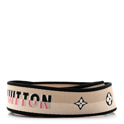 Louis Vuitton Jacquard Diane Shoulder Strap Black 2 of 3