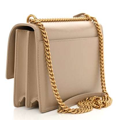 Saint Laurent Calfskin Medium Monogram Sunset Dark Beige 3 of 13