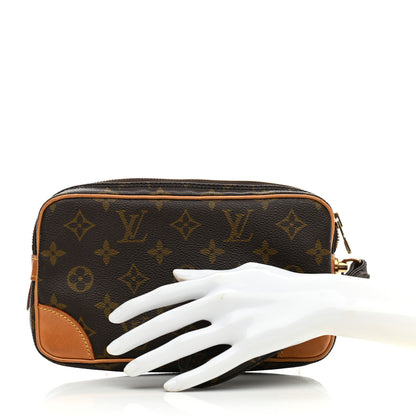 Louis Vuitton Monogram Pochette Marly Dragonne 22 2 of 9