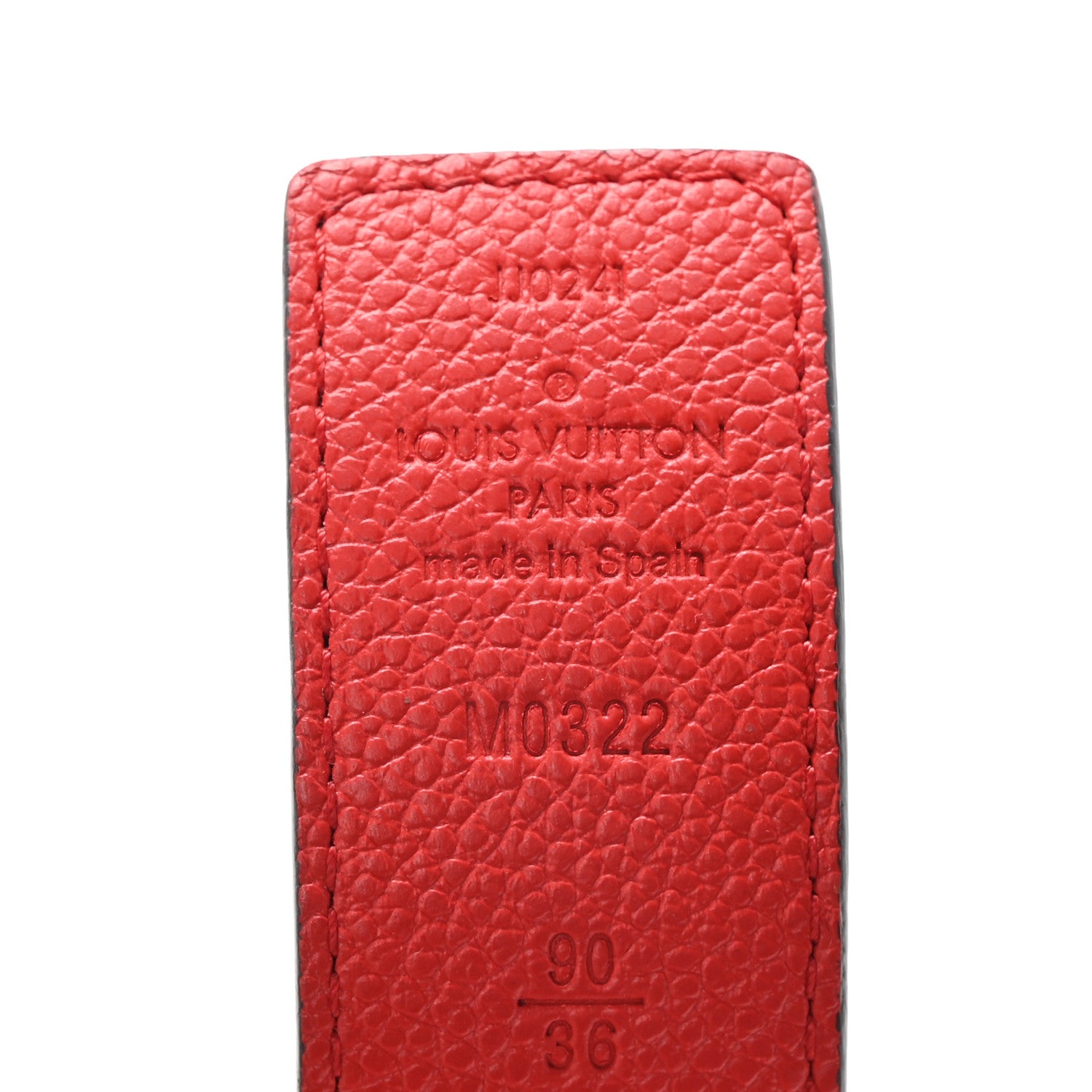 Louis Vuitton Monogram 30mm LV Initiales Reversible Belt 90 36 Coquelicot 5 of 8