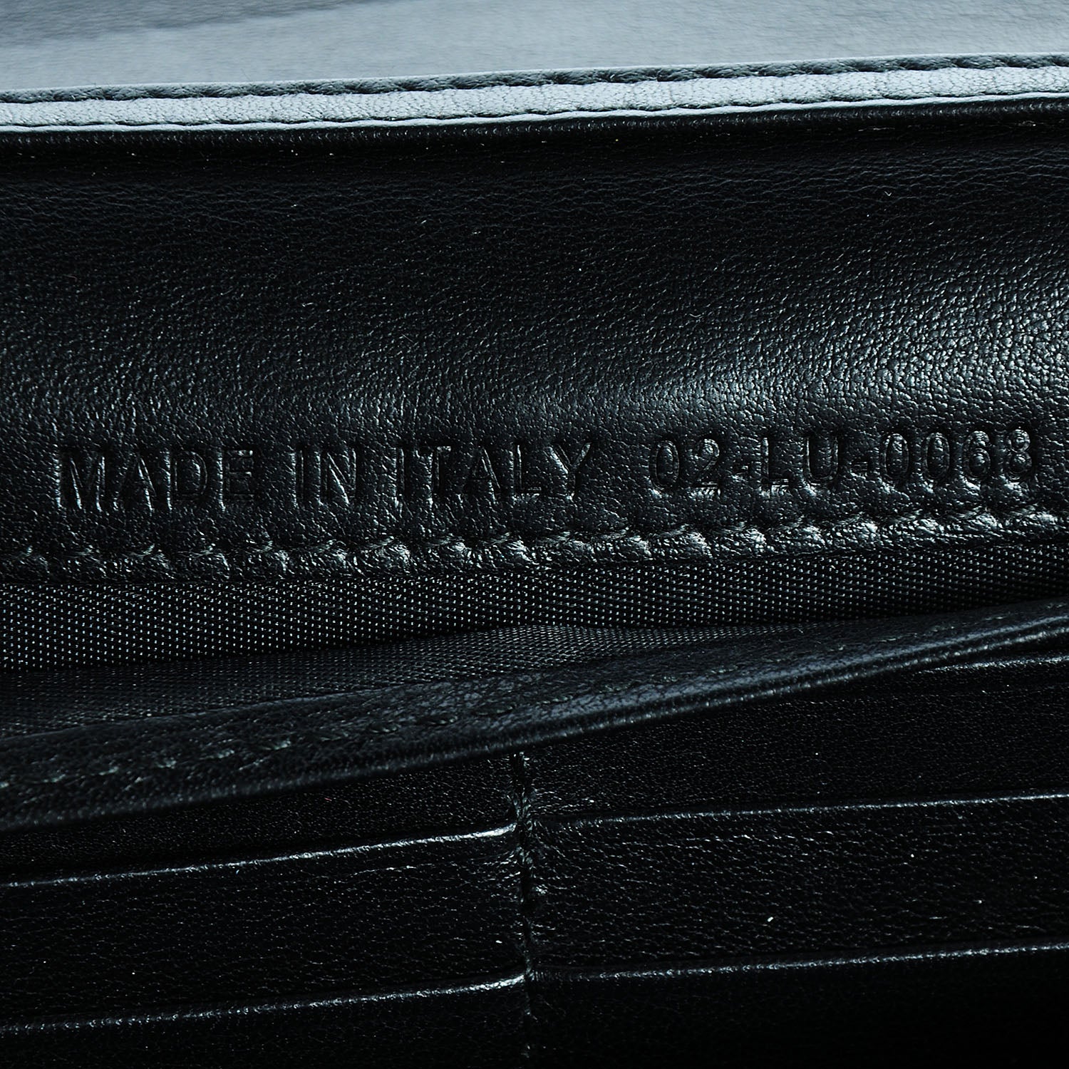 Christian Dior Patent Cannage Rendez-vous Chain Wallet Black 8 of 9