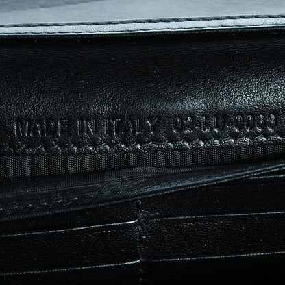 Christian Dior Patent Cannage Rendez-vous Chain Wallet Black 8 of 9