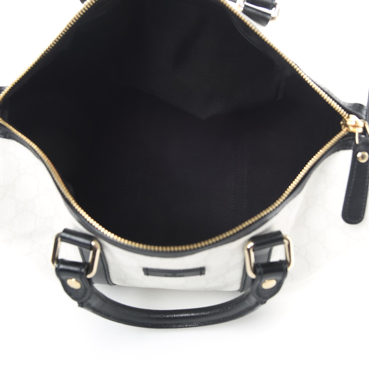 Gucci GG Plus Monogram Medium Joy Boston White Black 5 of 13