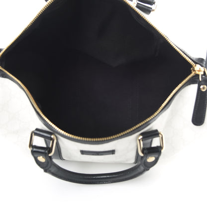 Gucci GG Plus Monogram Medium Joy Boston White Black 5 of 13