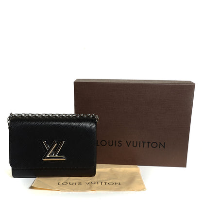 Louis Vuitton Epi Twist Shoulder Bag MM Black 5 of 8
