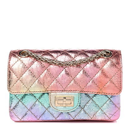 Chanel Metallic Goatskin Quilted Mini 2.55 Reissue Flap Multicolor 1 of 9