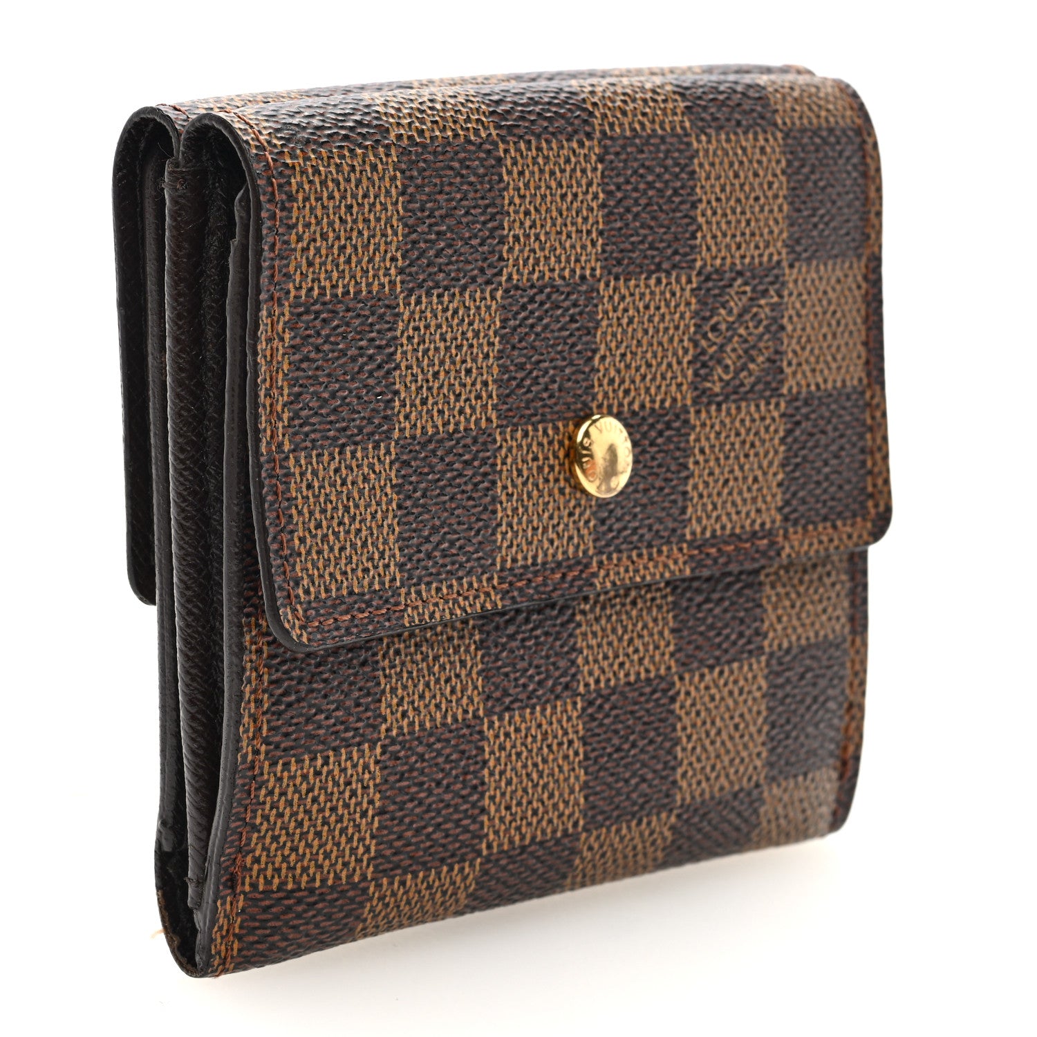 Louis Vuitton Damier Ebene Elise Wallet 3 of 9