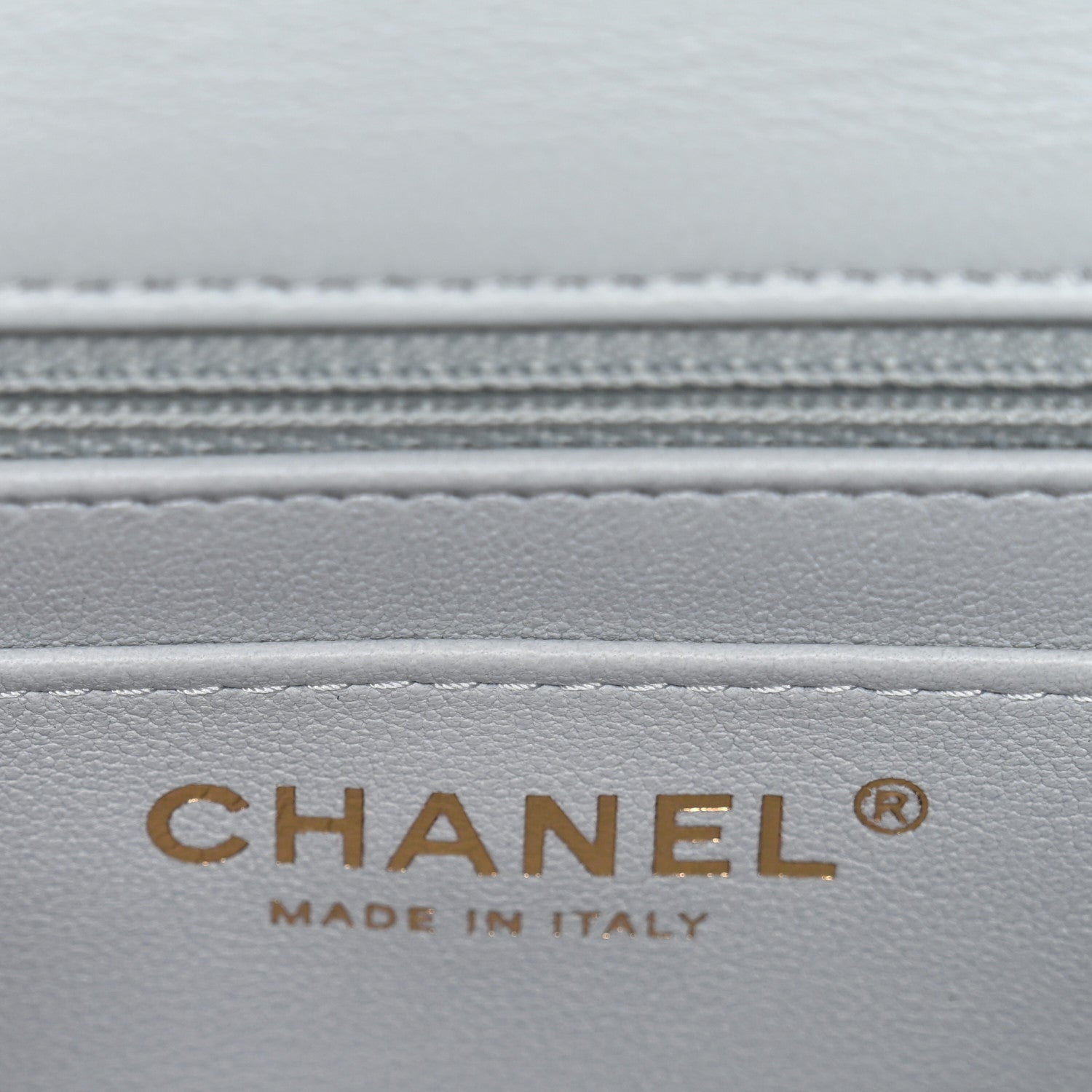 Chanel Lambskin Quilted Extra Mini Rectangular Flap Light Blue 6 of 10