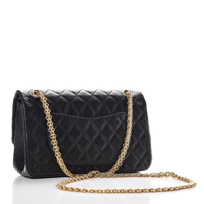 Chanel Aged Calfskin Quilted 2.55 Reissue 225 Flap Black 3 of 11
