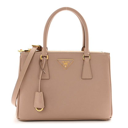 Prada Saffiano Lux Small Galleria Double Zip Tote Cipria 1 of 13
