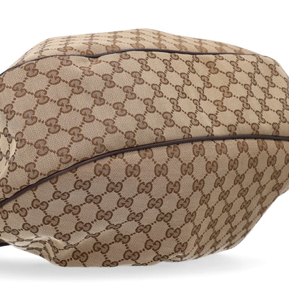 Gucci Monogram Medium Sukey Hobo Dark Brown 11 of 12