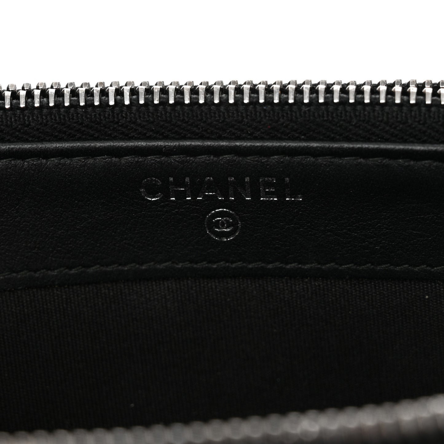 Calfskin Quilted Small Boy Clutch With Chain Black