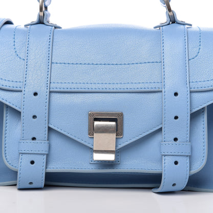 Proenza Schouler Lambskin Tiny PS1 Satchel Light Blue 9 of 9