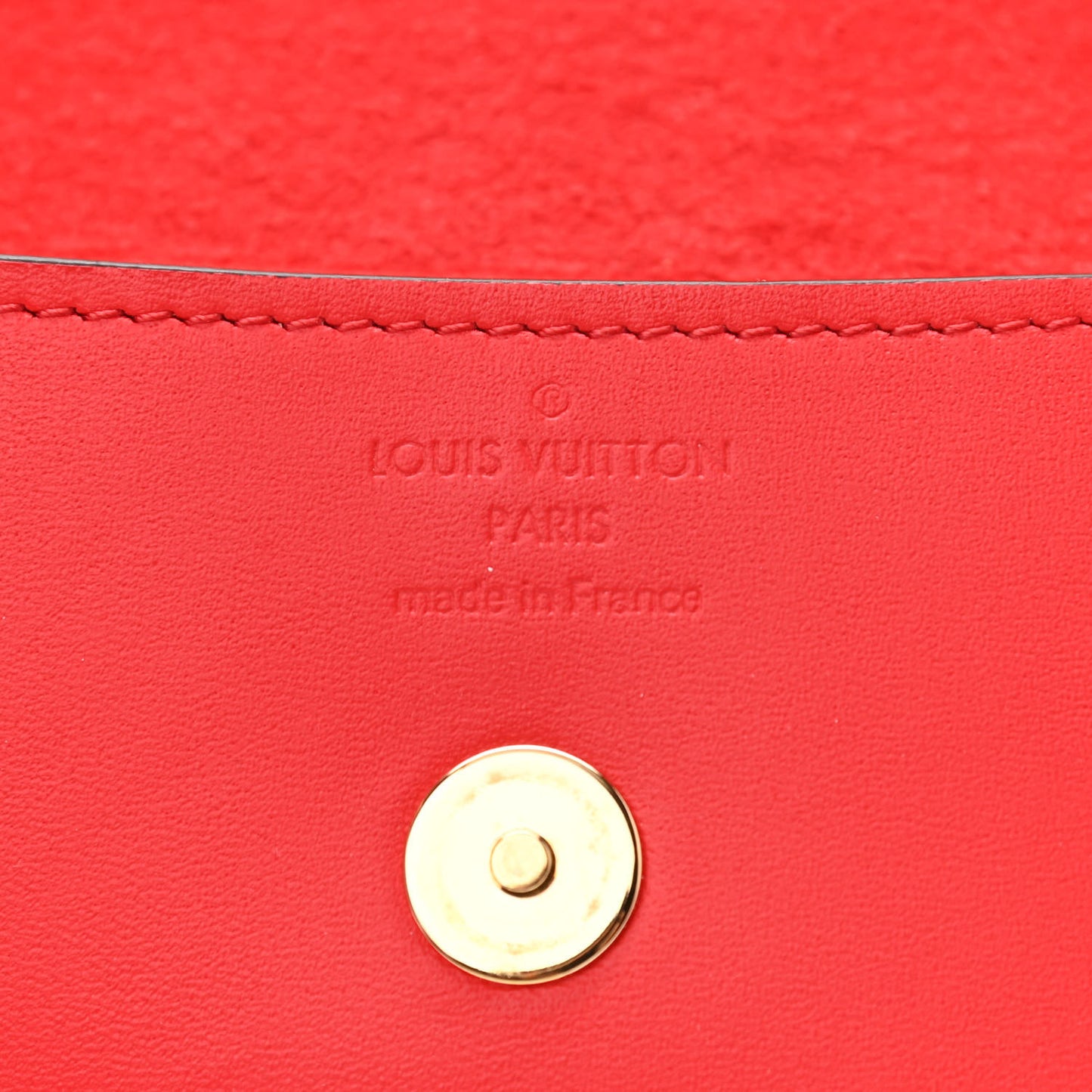 Monogram Woody Glasses Case Rouge
