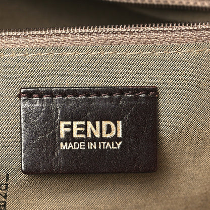 Fendi Vitello Savana Big Forever Mama Baguette Beige Blue 6 of 14