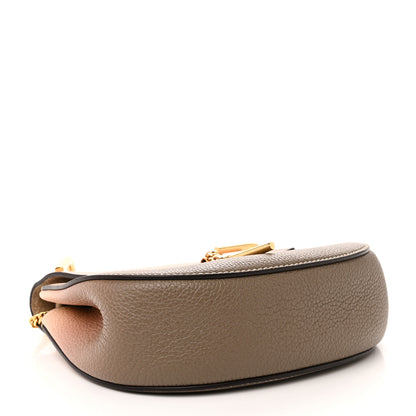 Chloe Grained Calfskin Lambskin Ombre Mini Drew Shoulder Bag 4 of 12