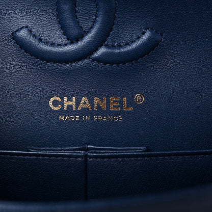 Chanel Caviar Quilted Small Double Flap Navy 5 of 8