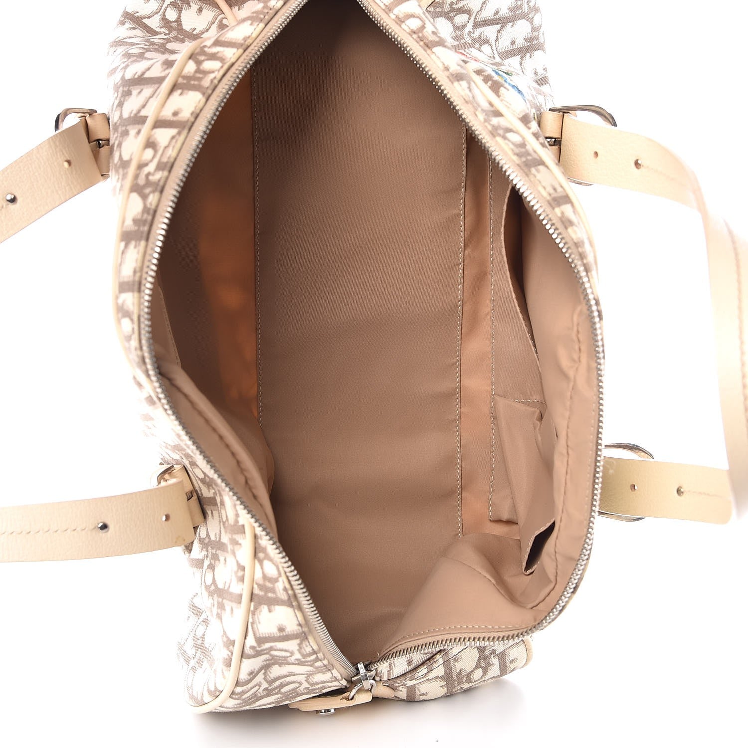 Christian Dior Monogram Vintage Flowers Bowler Beige 5 of 7