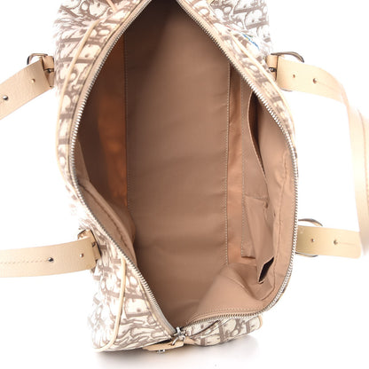 Christian Dior Monogram Vintage Flowers Bowler Beige 5 of 7