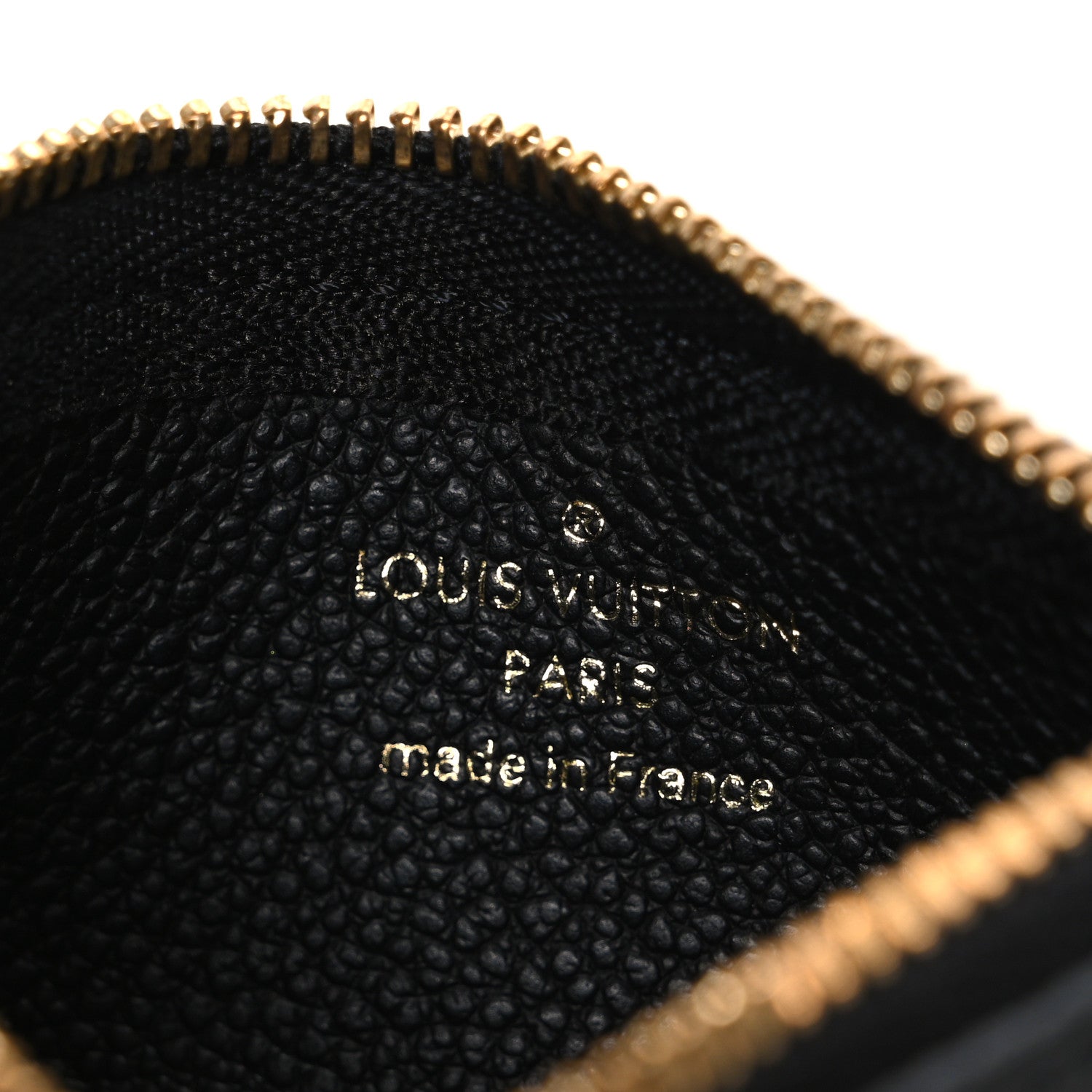Louis Vuitton Empreinte Monogram Giant Key Pouch Black Beige 6 of 7
