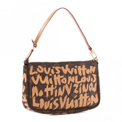 Louis Vuitton Monogram Graffiti Pochette Accessories Peach 3 of 8