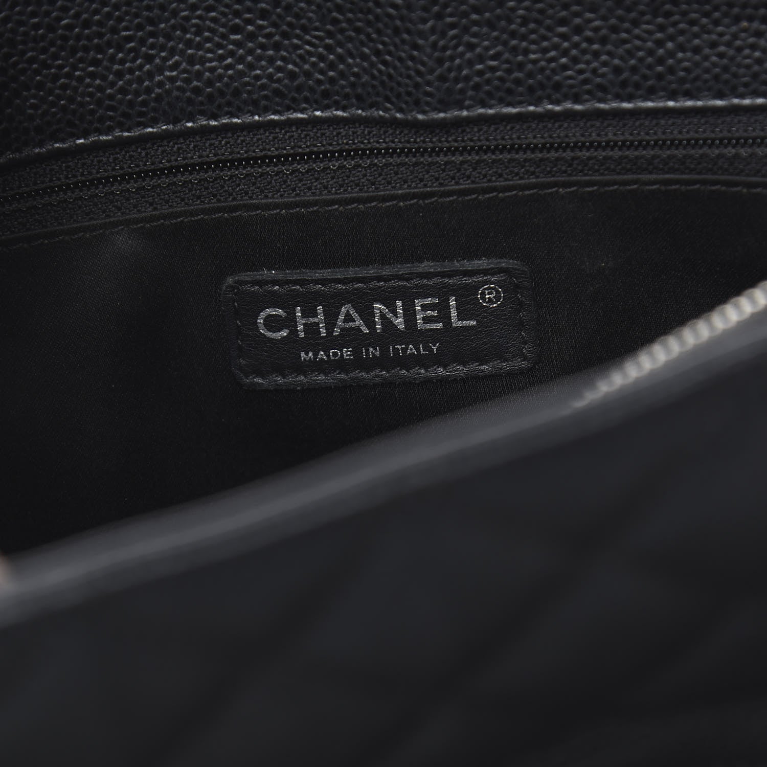 Chanel Caviar Quilted Grand Shopping Tote GST Black 6 of 10