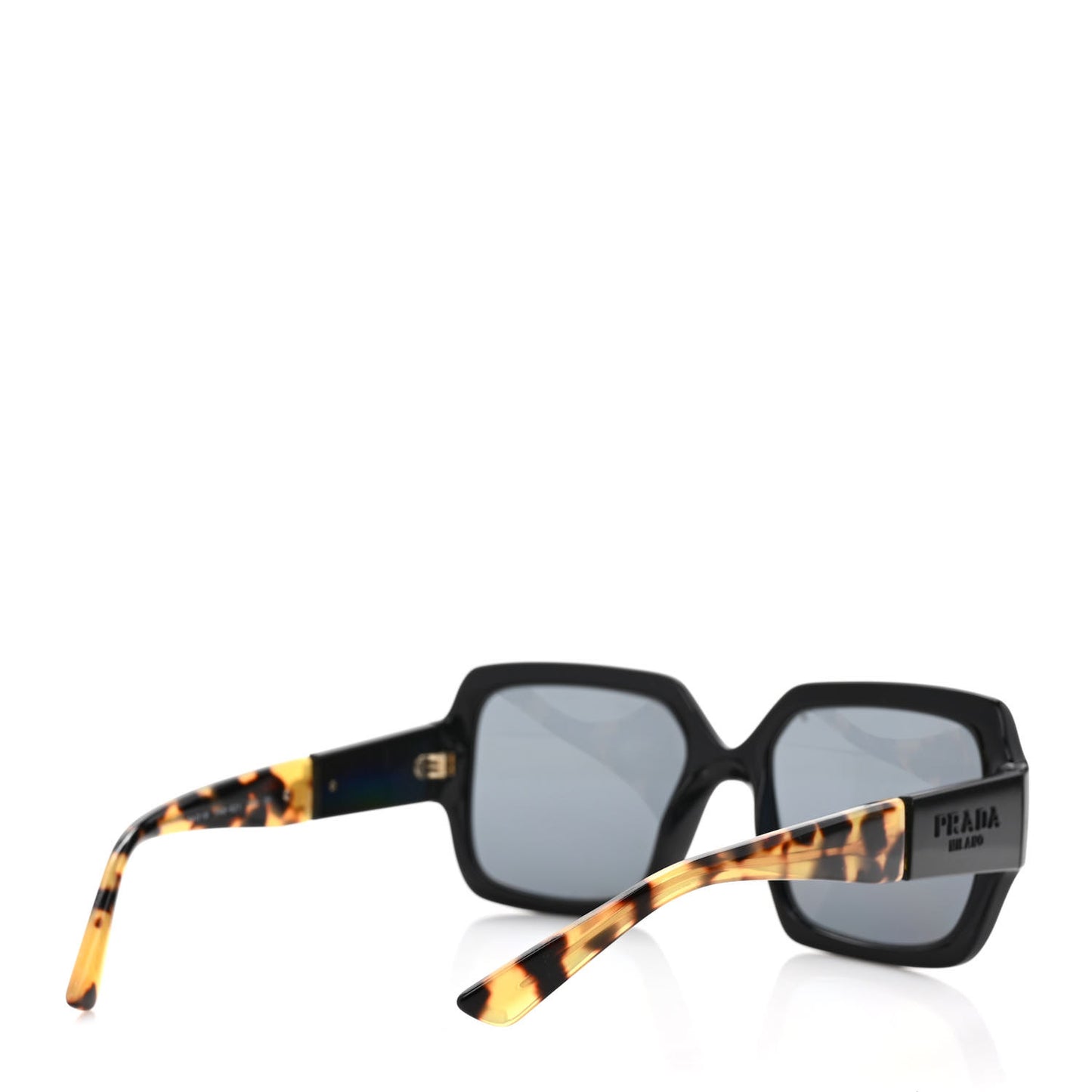 Oversized Monochrome Sunglasses SPR 21X Black Tortoise