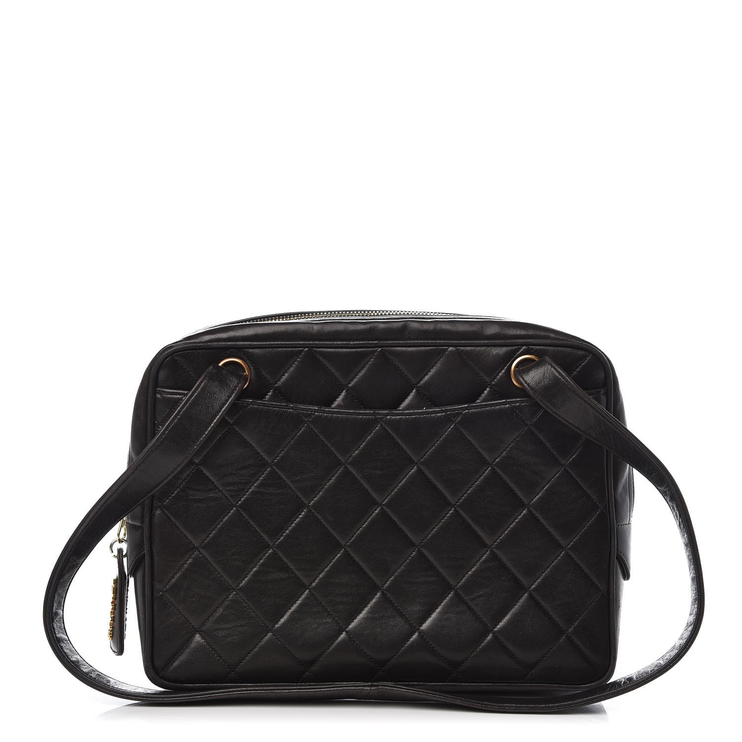 Chanel Lambskin Quilted Camera Case Black 1 of 12