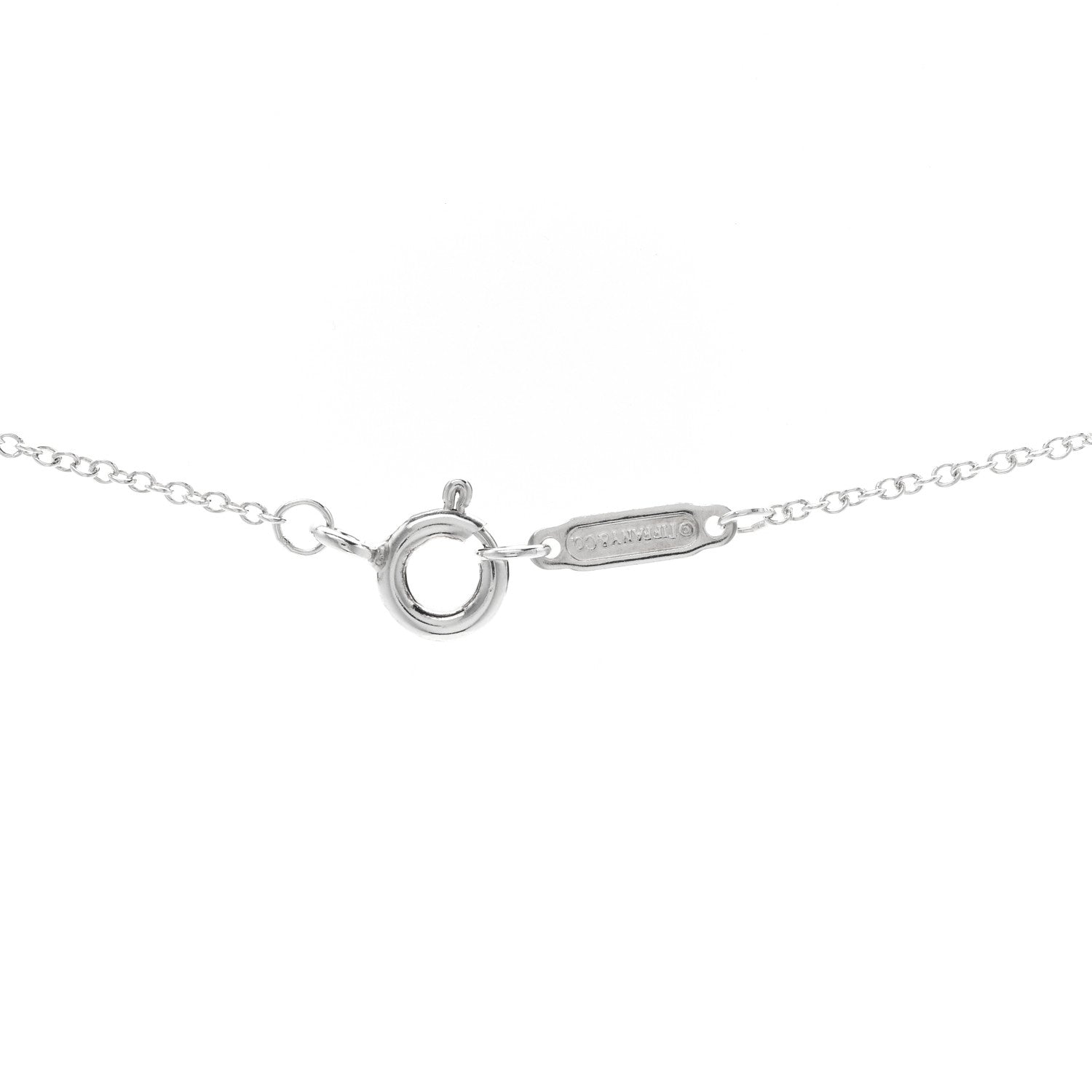 Tiffany Sterling Silver Mini Mom Heart Tag Pendant Necklace 5 of 6