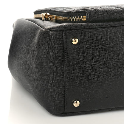 Chanel Caviar Quilted Large Business Affinity Shopping Bag Black 8 of 9