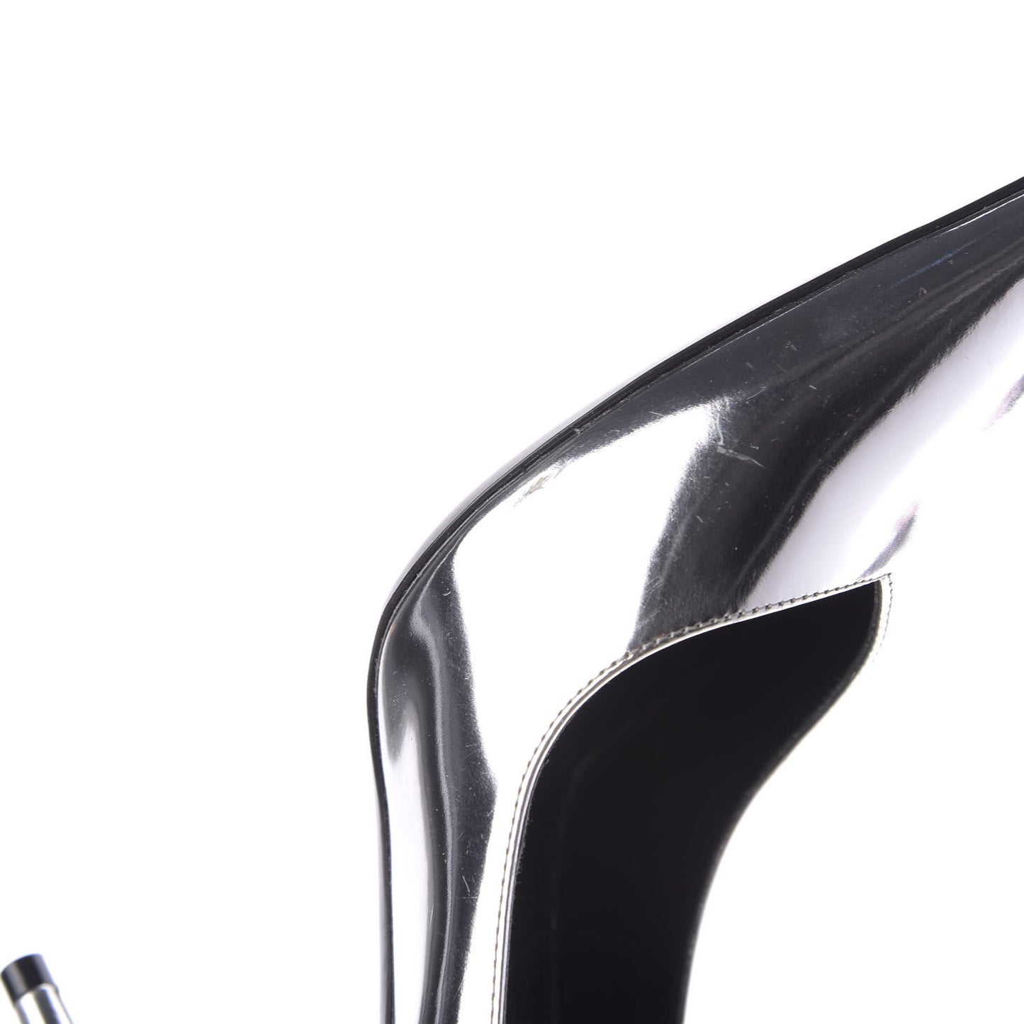 Calfskin Kiki 100 Pumps 37 Silver