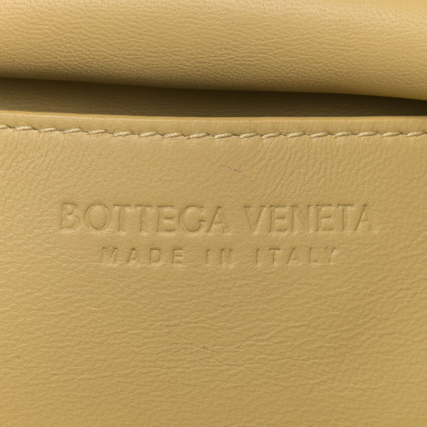 Bottega Veneta Wool Knit Lambskin Tip Shoulder Bag Cane Sugar 6 of 9