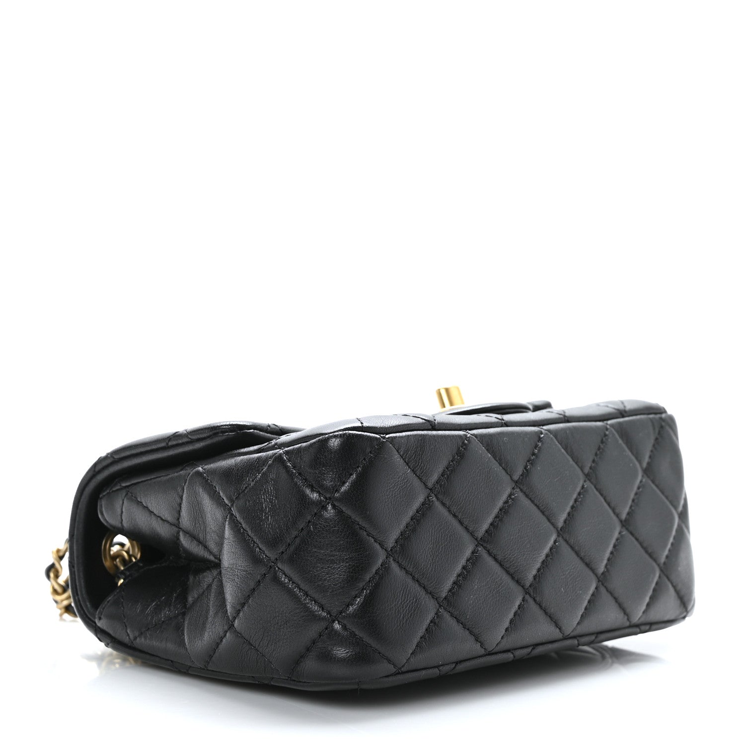 Chanel Lambskin Quilted Mini Pearl Crush Flap Black 4 of 10