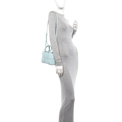 Bottega Veneta Lambskin Maxi Intreccio Candy Arco Tote Celadon 2 of 12