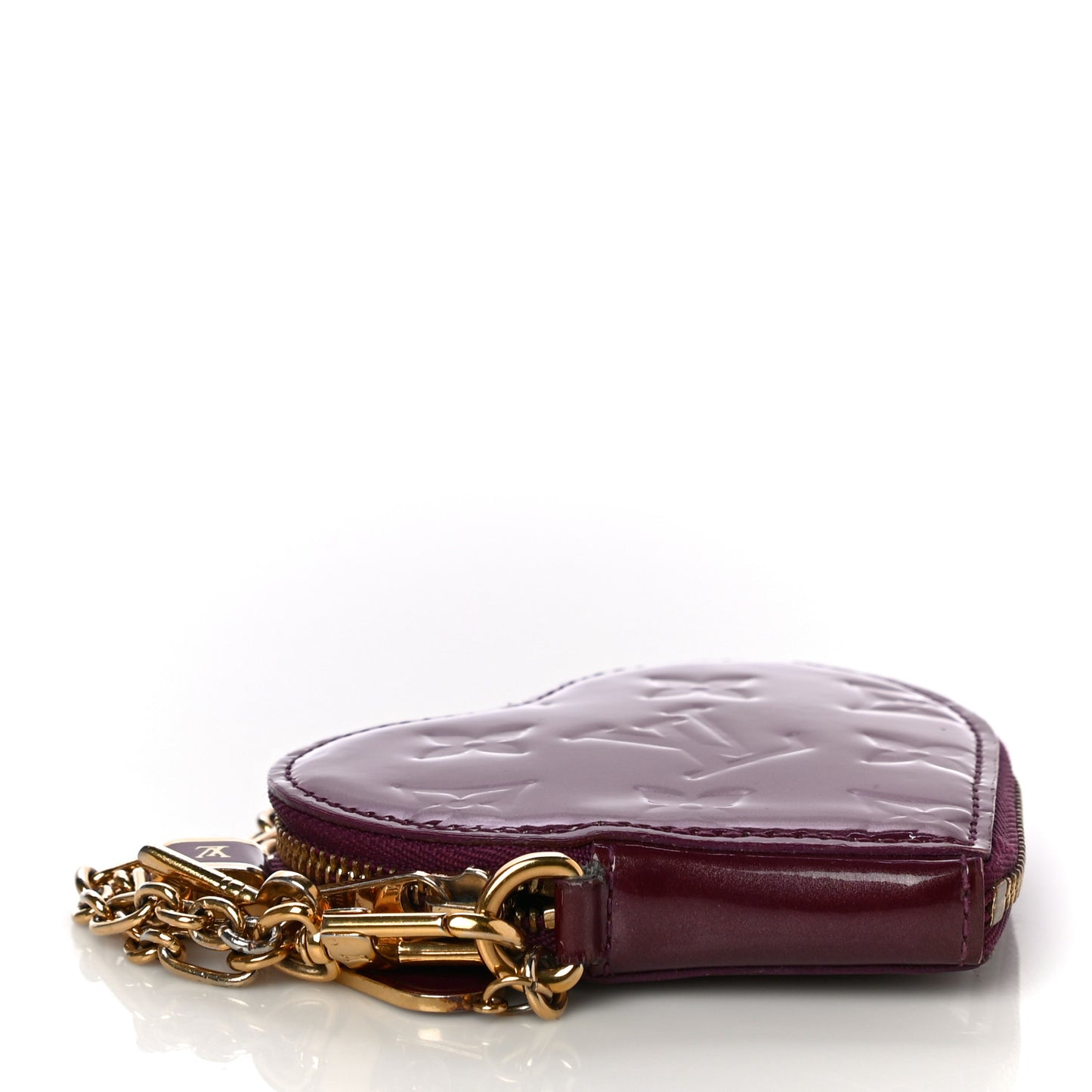 Vernis Heart Coin Purse Violet