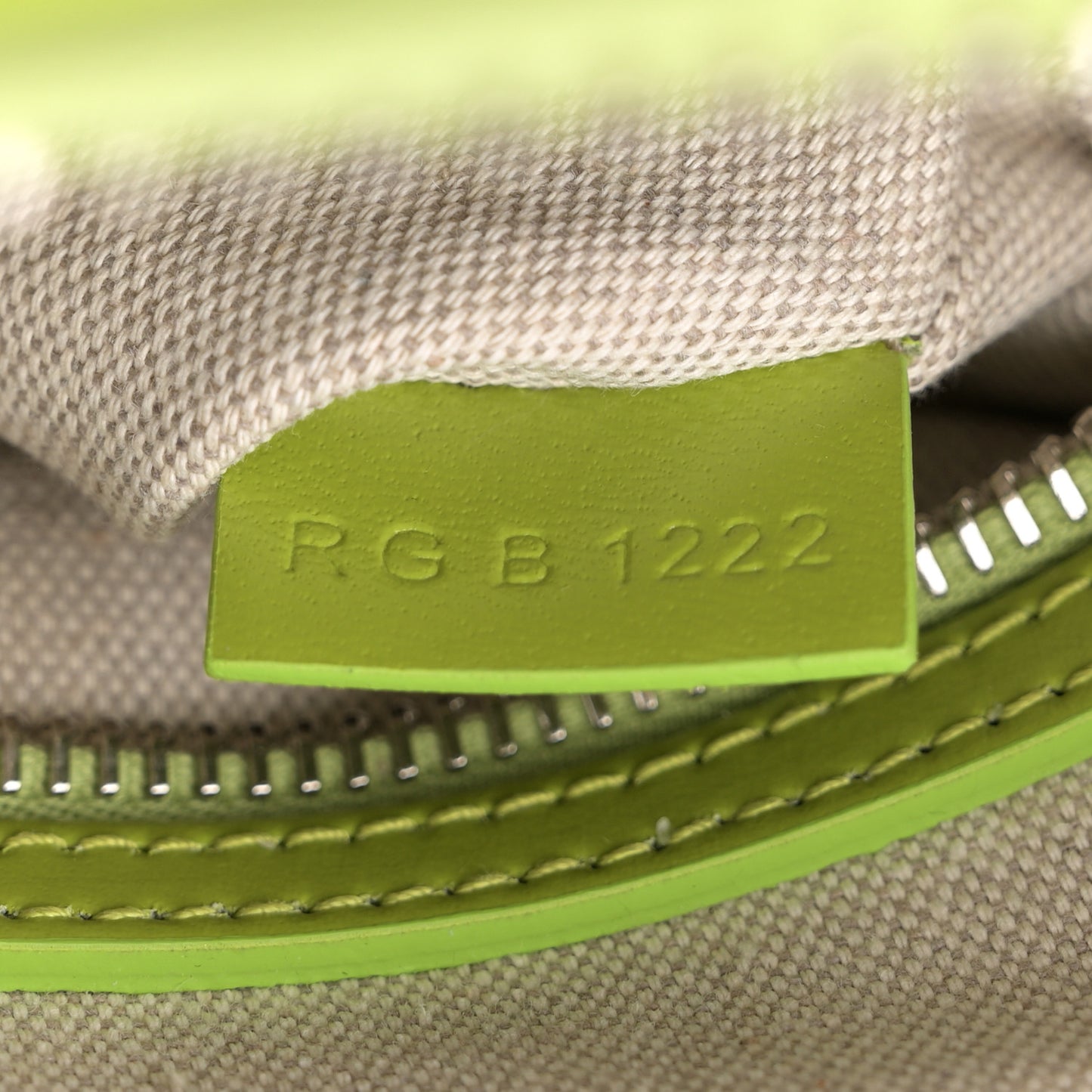Shiny Lord Calfskin Mini Antigona Citrus Green