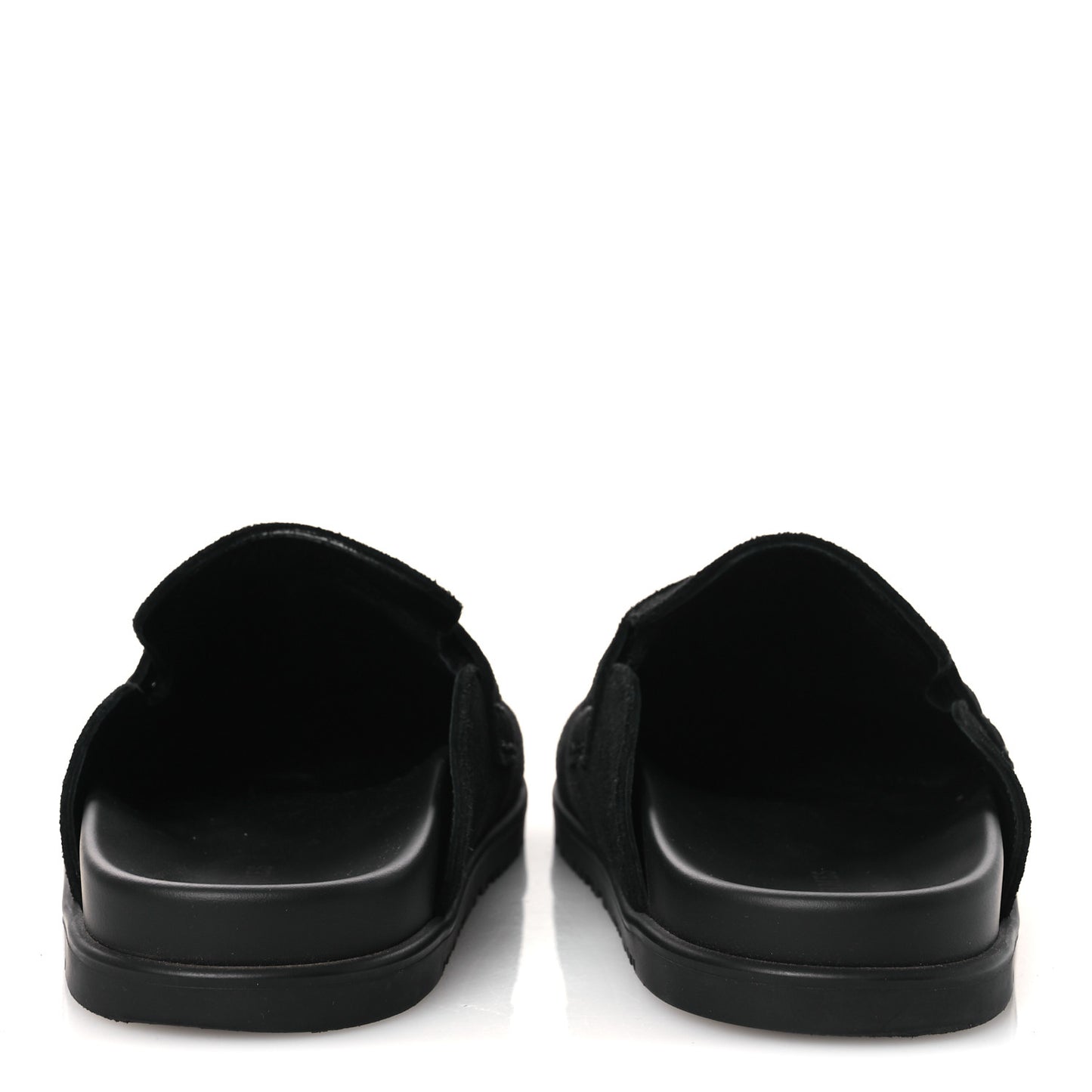 Suede Calfskin Go Mules 39 Black